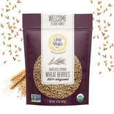 1000 Springs Mill front bag showing resealable organic packaging and pantry-ready grain