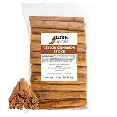 1400S SPICES front package view showing 1lb canela for long shelf life
