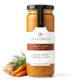18 Chestnuts front jar showing soup color and packaging benefit of freshness