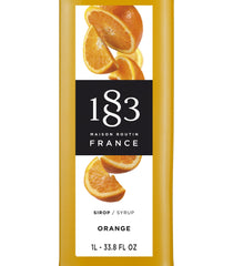 1883 MAISON ROUTIN syrup poured from bottle showing smooth consistency benefit