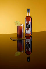 1883 Maison Routin salted caramel added to latte for rich flavor boost