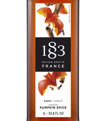 1883 MAISON ROUTIN label close-up highlighting ingredients and authentic French quality benefit