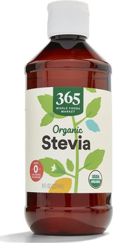 365 by Whole Foods Market front label showing organic stevia benefits