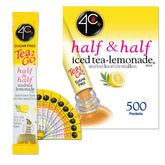4C front packaging showing 500ct half and half variety and easy storage benefit