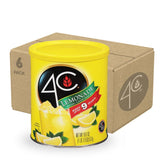 4C lemonade front canister showing brand and family-sized packaging for convenience