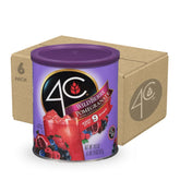 4C front canister showing wildberry pomegranate branding and family-size convenience