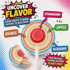 4YoreElves stacked jawbreakers side view showing thick 14-layer construction