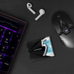 Hand holding a Wintermint pack to show size and portability from 5 Gum