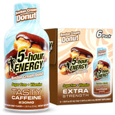 5-hour ENERGY front packaging showing six-shot multipack and portability benefit