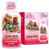 5-hour ENERGY front packaging showing six-pack and flavor appeal