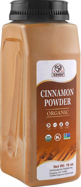 52usa front packaging showing organic cinnamon and clear label benefits