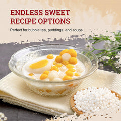 52USA pearls in boiling pot being stirred to show easy home preparation