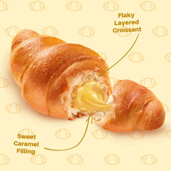 7Days caramel filling pull-apart revealing creamy dulce de leche center and flavor