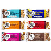 88 Acres front packaging showing variety pack and allergen-free benefit