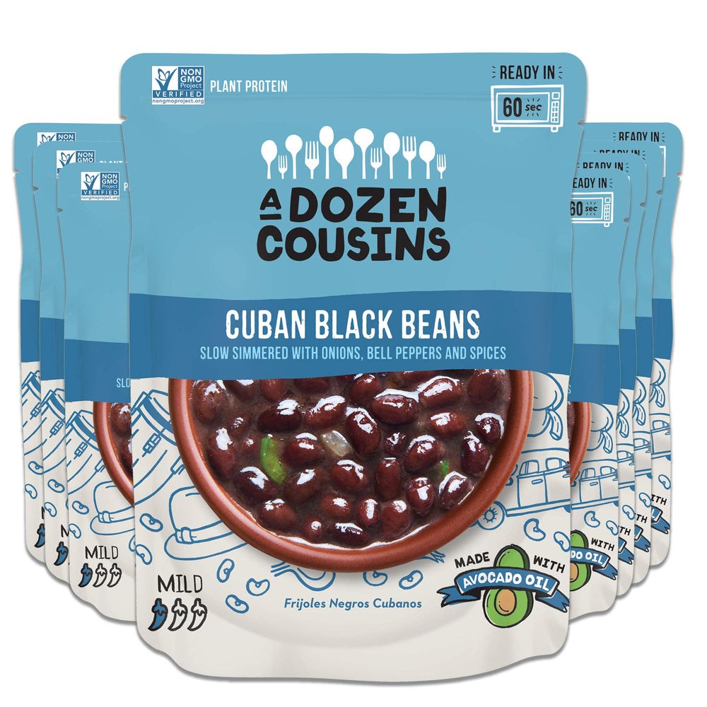 A Dozen Cousins front packaging showing product and benefits