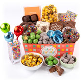 A Gift Inside front packaging showing Happy Birthday box and embossed ribbon for instant gifting