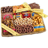 A Gift Inside front view showing sympathy ribbon and elegant packaging for comfort