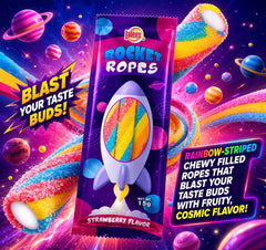A Great Surprise close-up of candy textures highlighting variety and freshness