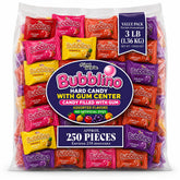 A Great Surprise front packaging showing resealable 3 lb bag and flavor list for easy storage