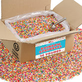 A Great Surprise front packaging of 10 lb case showing wholesale sprinkles, clear branding and bulk value