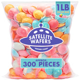 A Great Surprise front packaging showing one-pound bag and colorful wafer candies, great for parties