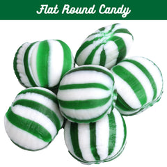 A Great Surprise close-up of spearmint candy texture, highlighting smooth refreshing flavor