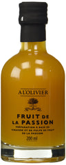 A L'Olivier front bottle showing label and elegant glass, highlights premium French origin