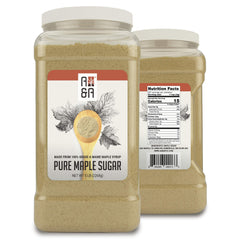 A&A Maple sprinkled on buttered toast showing natural maple flavor boost