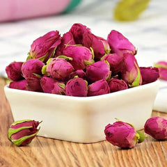 Aandiso close-up of Pingyin rosebud texture highlighting intact petals and aroma