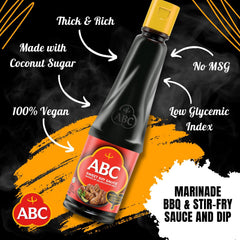 ABC sweet soy brushed as glaze on grilled tofu adding caramelized finish