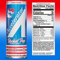ACCELERATOR close-up can top and pull-tab highlighting portability benefit