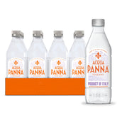 Acqua Panna 12-pack front packaging showing refined presentation and convenience