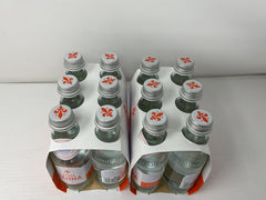 Acqua Panna glass bottle profile showing clear water and refined silhouette for table use