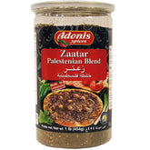 Adonis zaatar front packaging showing label and net weight for authentic flavor