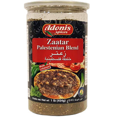 Adonis zaatar front packaging showing label and net weight for authentic flavor