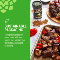 AFIA Baharat rubbed on raw kofta showing seasoning adhesion and flavor infusion benefit