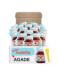 AGADE MiniNutella front packaging showing box and cups, highlights convenience