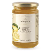 Agrisicilia jar front view showcasing authentic Italian lemon marmalade benefits flavor