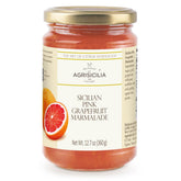 Agrisicilia jar front view showing label and 12.7 oz glass packaging benefit clarity