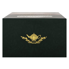 500 g Ahmad Tea box next to kitchen scale showing generous supply