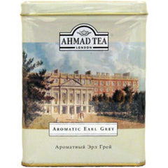 Ahmad Tea 500 g tin front view showing label and aroma-preserving metal tin benefit