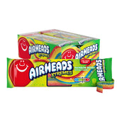 Airheads front packaging showing 12-pack and colorful belts for easy stocking