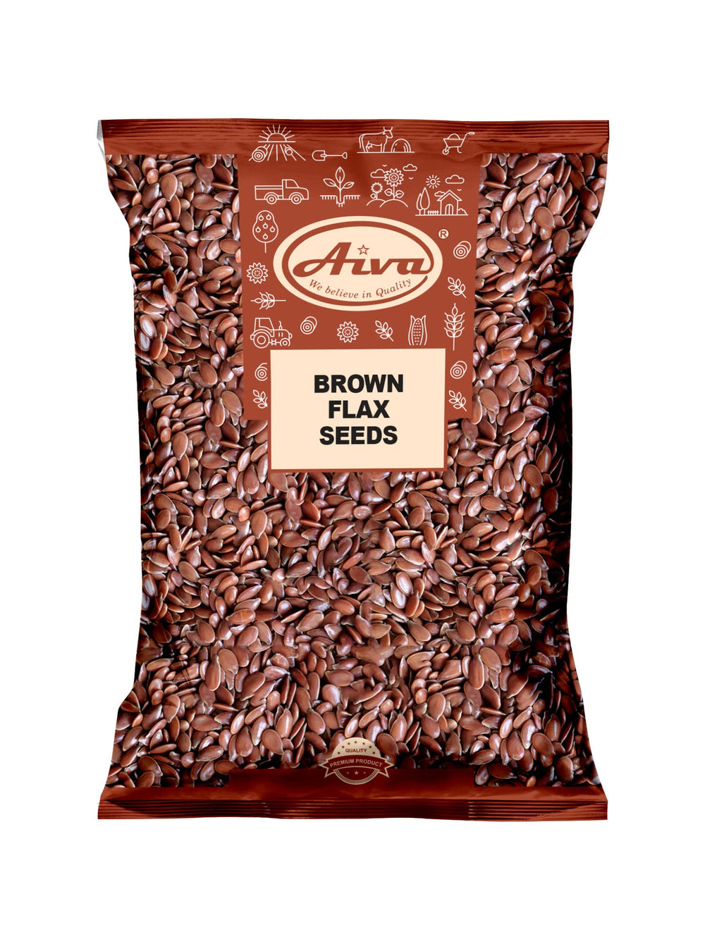 AIVA front packaging showing 5 lb bag and clear branding for pantry convenience