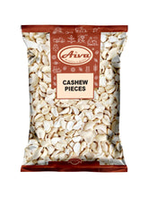 AIVA front packaging of 5 lb raw cashew pieces showing product and brand benefits
