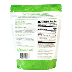 AIYA SINCE 1888 close-up of sweetened matcha powder texture, fine grind for smooth drinks