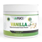 AKI ORGANIC jar front view showing product and clear labeling benefit convenience