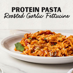 Al Dente fettuccine boiling in pot showing quick four-minute cooking benefit