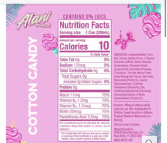 Alani Cotton Candy mini cans on a picnic blanket, suggesting fun seasonal use
