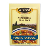 Alessi Autentico front packaging showing six 6oz pouches and clear labeling, convenient storage