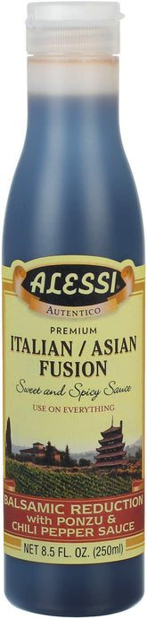 Alessi front packaging showing six bottles and branding, adds reliable flavor
